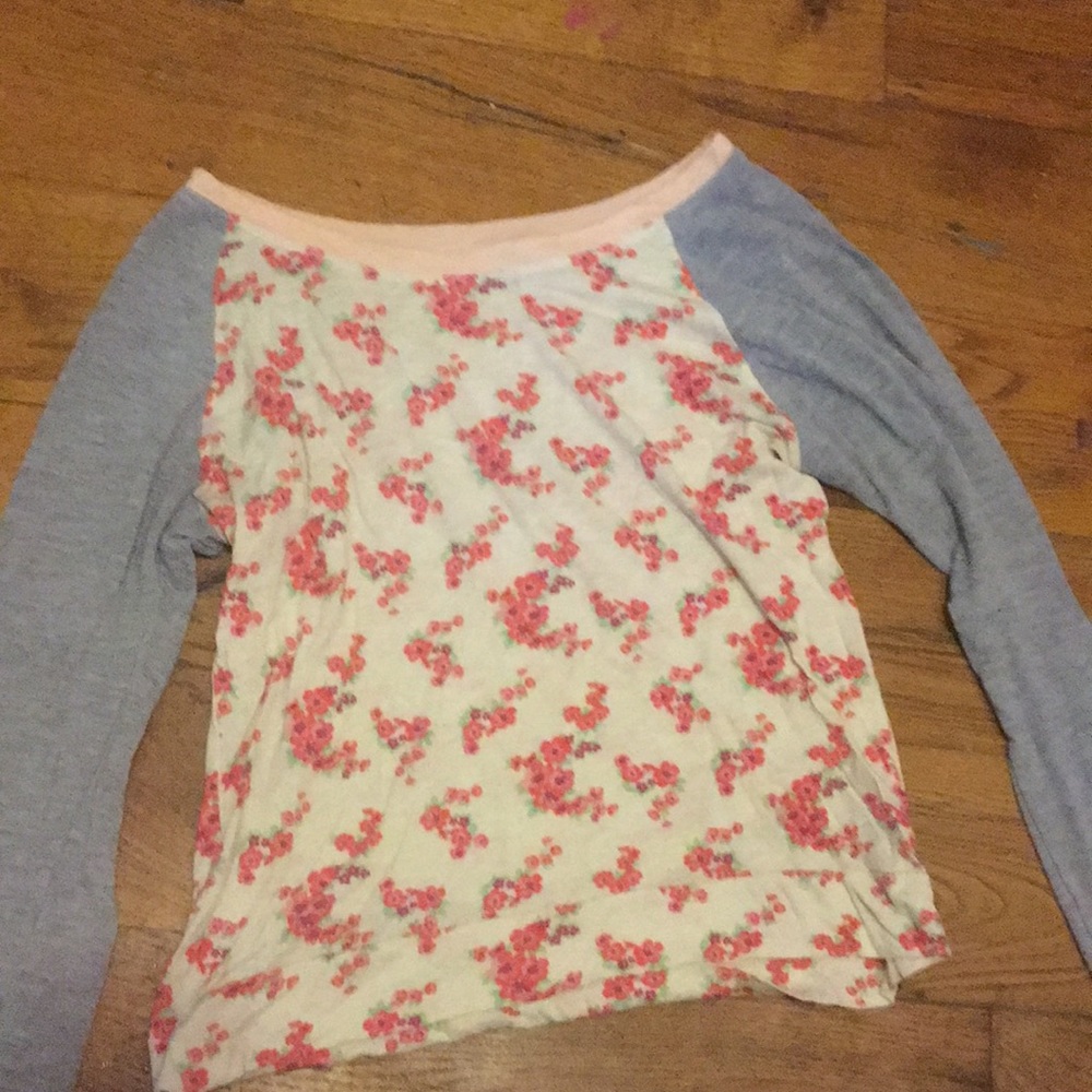 Omg sleeved floral shirt